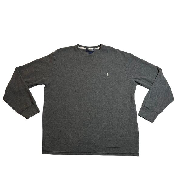 Polo Ralph Lauren Men's Crewneck Thermal Pullover Shirt Size XL Cozy Winter Warm - Picture 1 of 7